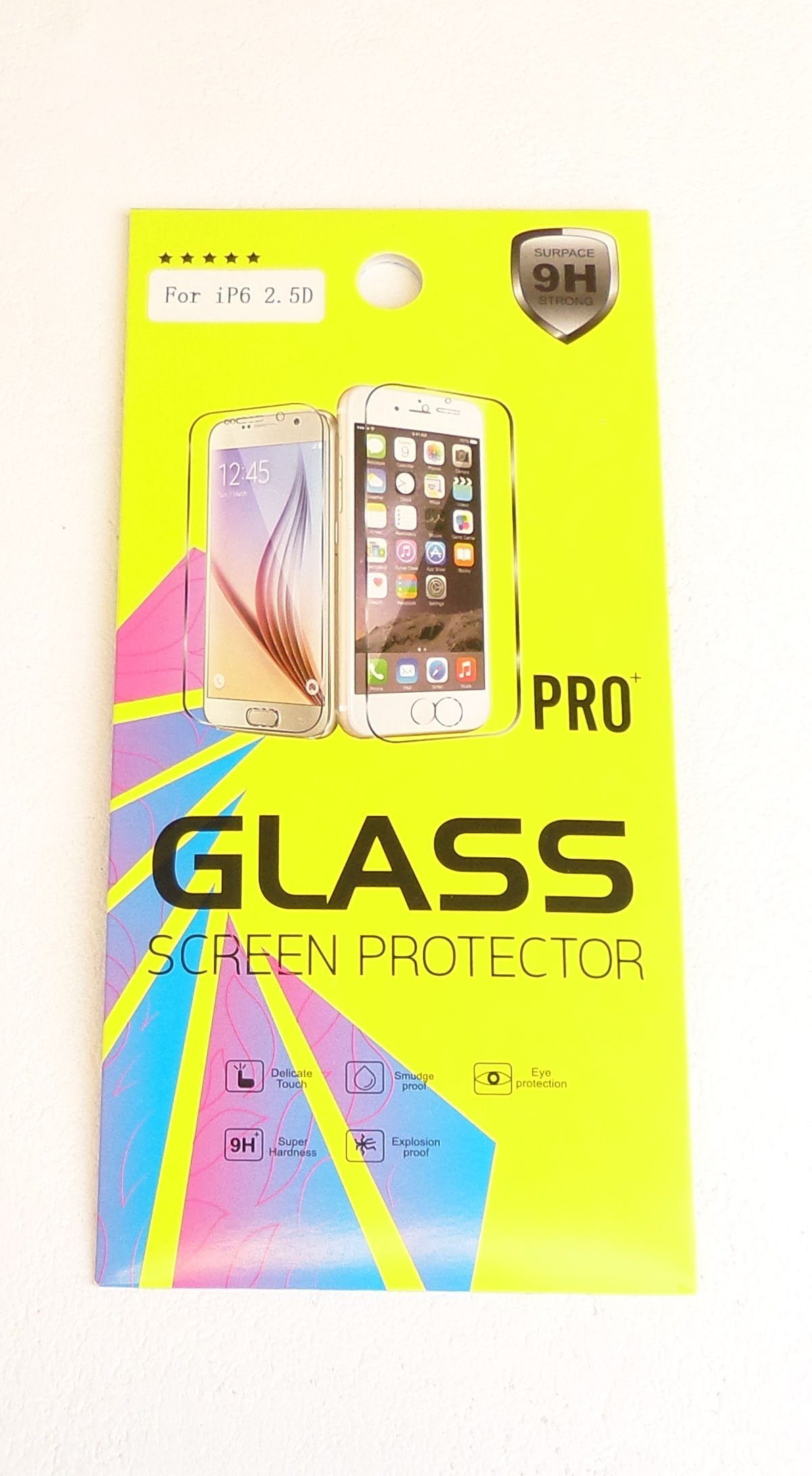 Vitre de protection en verre trempé HQ 0,25mm 9H pour Apple iPhone 6